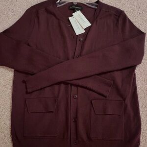 Banana Republic Women's Burgundy Cardigan